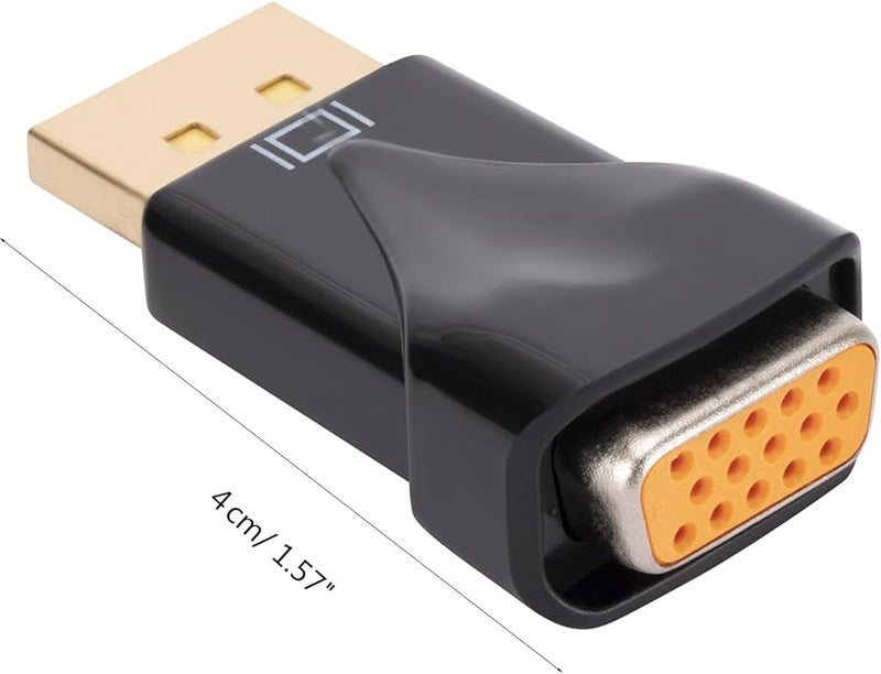 محول DisplayPort إلى VGA كابل ذكر إلى ذكر 1080بك للكمبيوتر المحمول وشاشة الكمبيوتر وجهاز العرض - Image 5